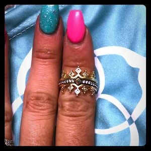 KENDRA SCOTT LOTTIE RING! Multi metal!! NWOT
